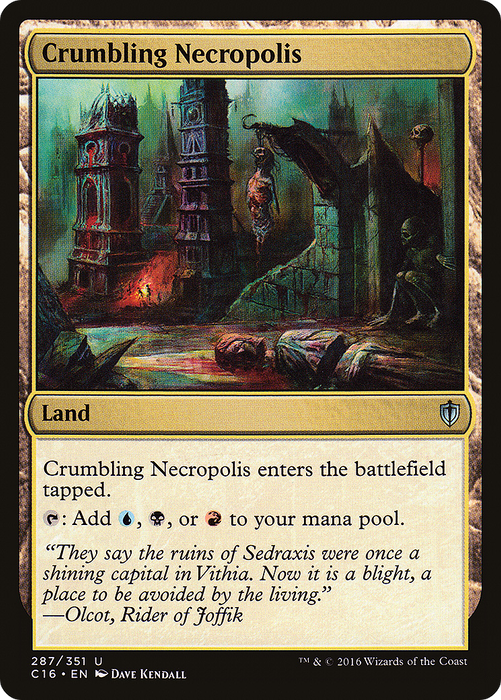 Crumbling Necropolis (C16-287) - uncommon
