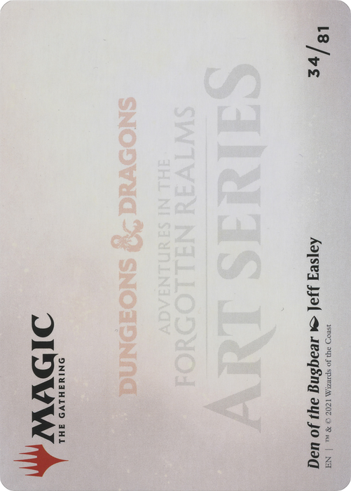 Den of the Bugbear // Den of the Bugbear (AAFR-034) - common (Borderless)