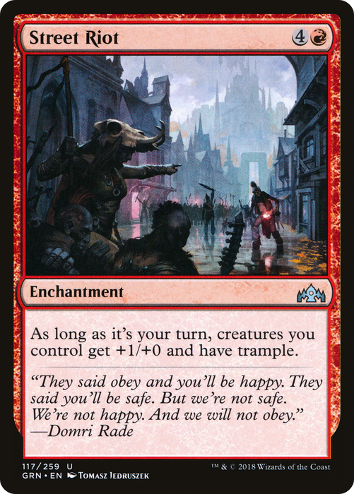 Street Riot (GRN-117) - uncommon - Foil