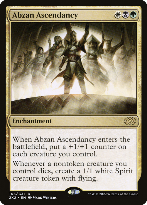 Abzan Ascendancy (2X2-165) - rare - Foil