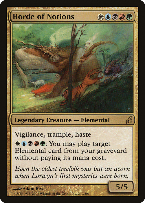 Horde of Notions (LRW-249) - rare - Foil