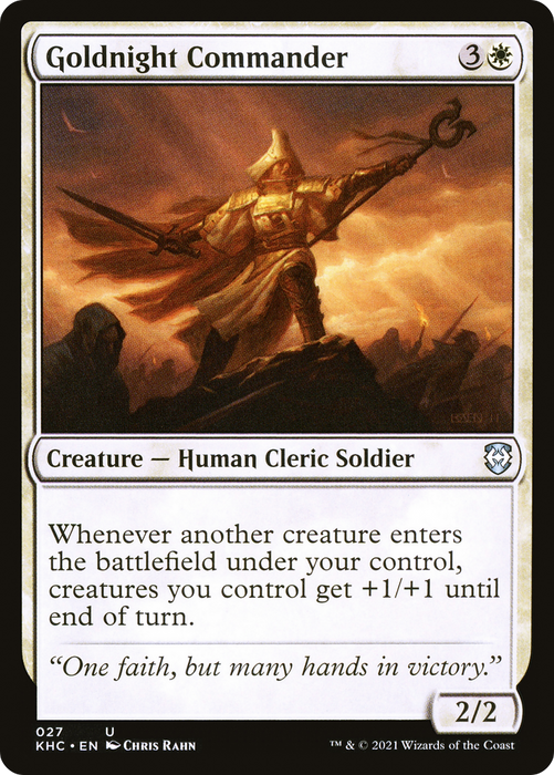 Goldnight Commander (KHC-027) - uncommon