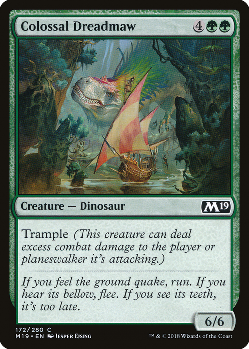 Colossal Dreadmaw (M19-172) - common - Foil