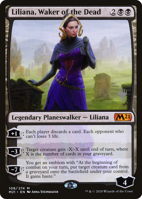 Liliana, Waker of the Dead (PPM21-108P) - mythic - Foil