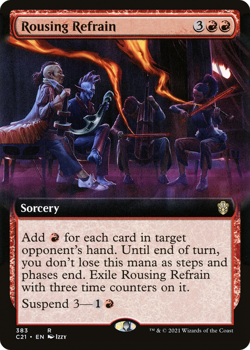 Rousing Refrain (C21-383) - rare: (Extended Art)