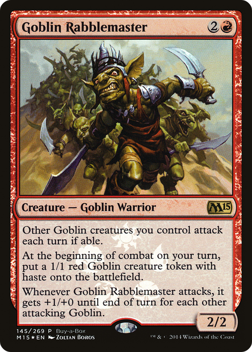Goblin Rabblemaster (BABP-145) - rare - Foil