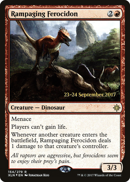 Rampaging Ferocidon (PRE-154S) - rare - Foil