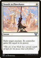 Swords to Plowshares (NEC-089) - uncommon