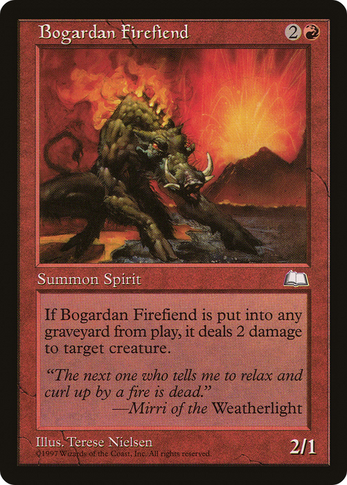 Bogardan Firefiend (WTH-091) - common