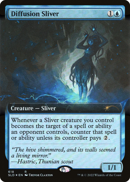 Diffusion Sliver (SLD-618) - rare: (Extended Art) - Foil