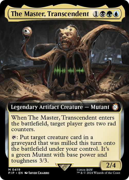 The Master, Transcendent (PIP-419) - mythic: (Extended Art)