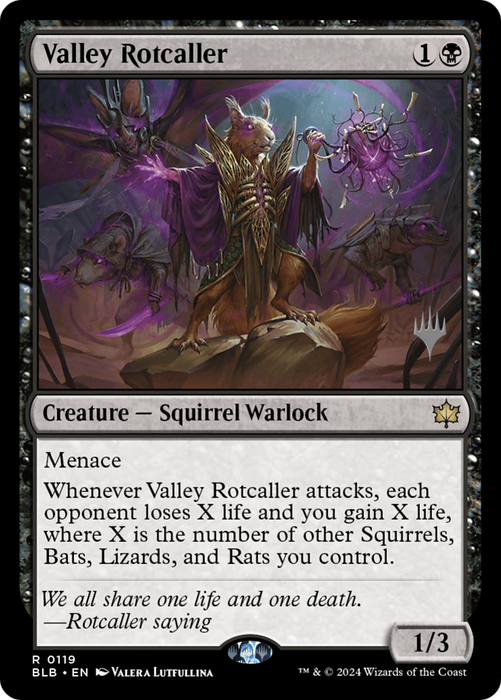 Valley Rotcaller (PPBLB-119P) - rare - Foil