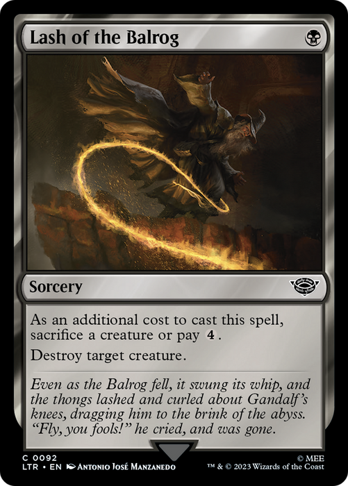 Lash of the Balrog (LTR-092) - common