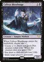 Callous Bloodmage (STX-066) - rare