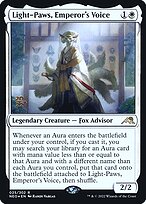 Light-Paws, Emperor's Voice (PRE-25S) - rare - Foil