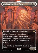 Arahbo, the First Fang (FDN-294) - rare (Borderless)