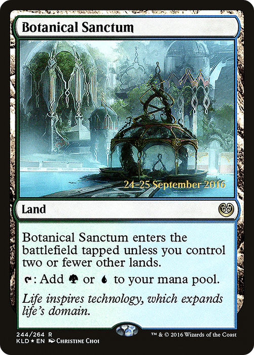 Botanical Sanctum (PRE-244S) - rare - Foil