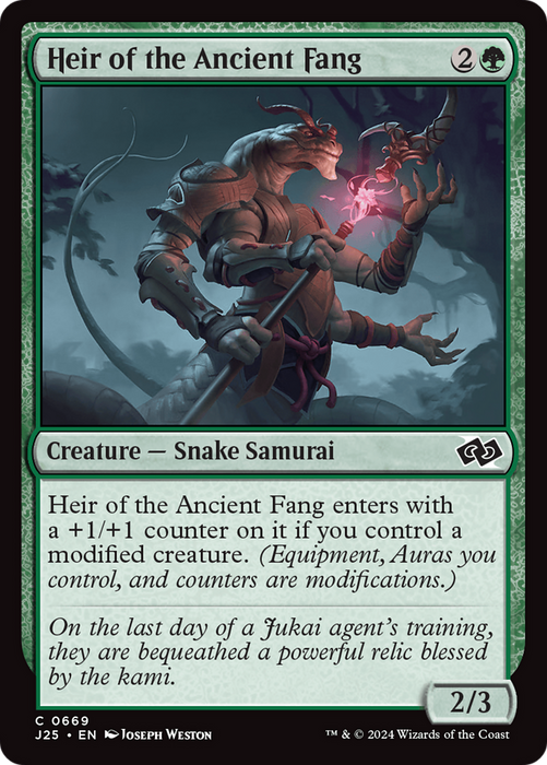 Heir of the Ancient Fang (J25-669) - common