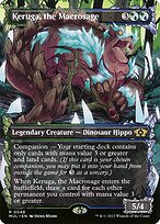 Keruga, the Macrosage (MUL-048) - rare: (Showcase) (Borderless) - Foil