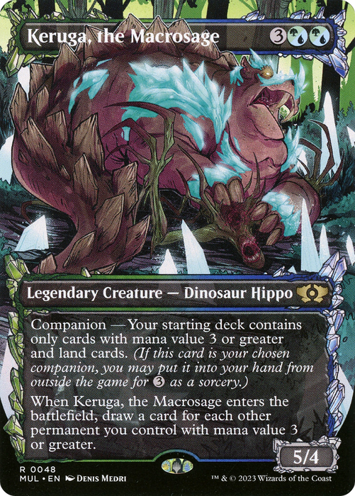 Keruga, the Macrosage (MUL-048) - rare: (Showcase) (Borderless)