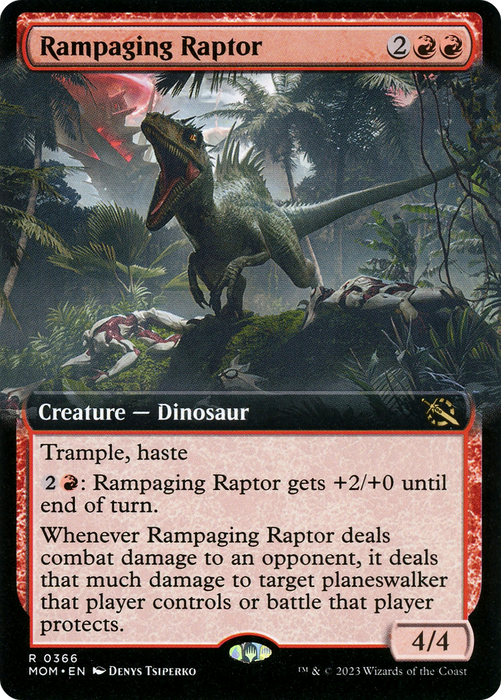 Rampaging Raptor (MOM-366) - rare: (Extended Art)