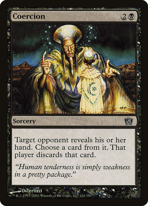 Coercion (8ED-122★) - common - Foil