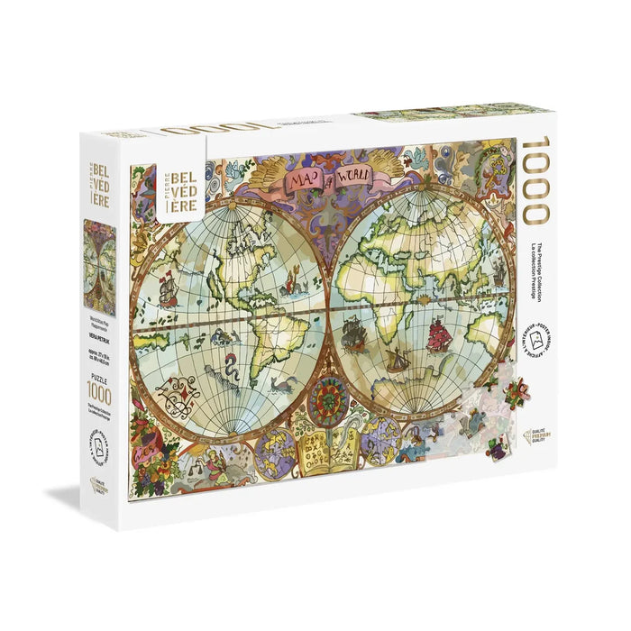 Mappemonde (1000 pièces)