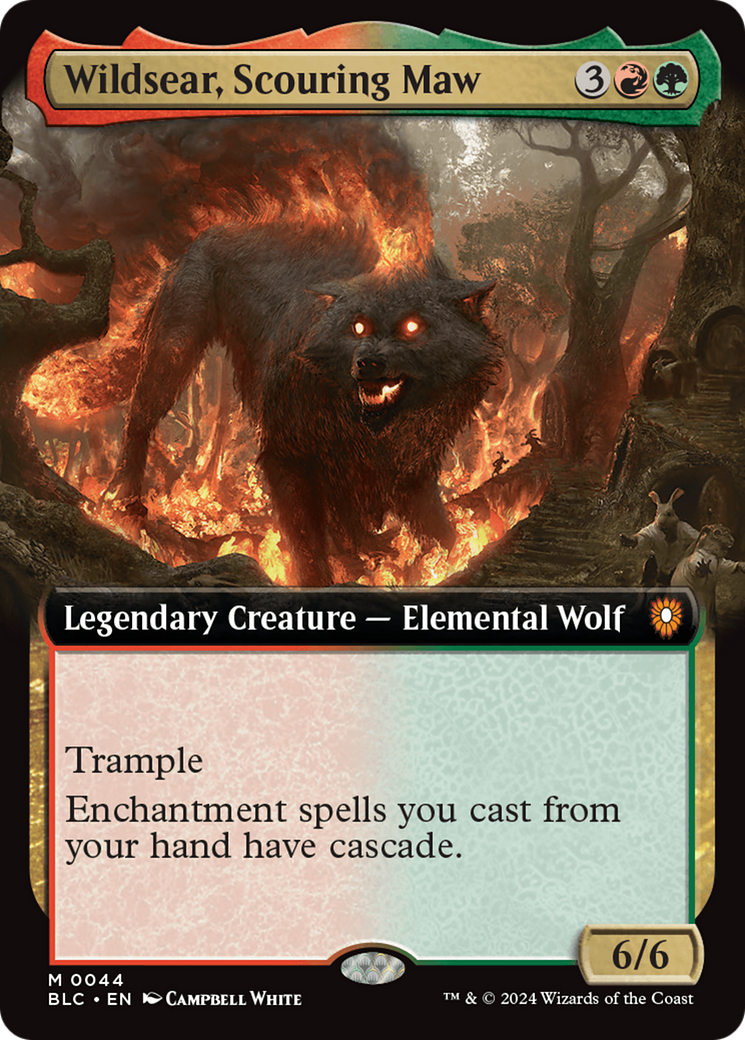 Wildsear, Scouring Maw (BLC-044) - mythic: (Extended Art)