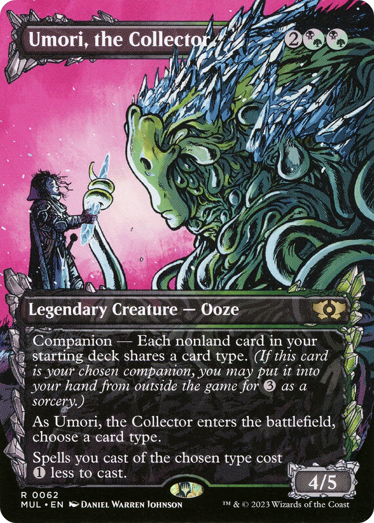 Umori, the Collector (MUL-062) - rare: (Showcase) (Borderless) - Foil