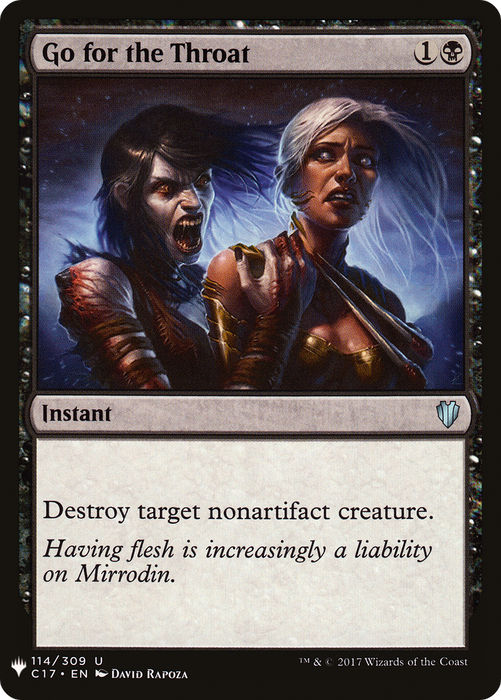 Go for the Throat (LIST-C17-114) - uncommon