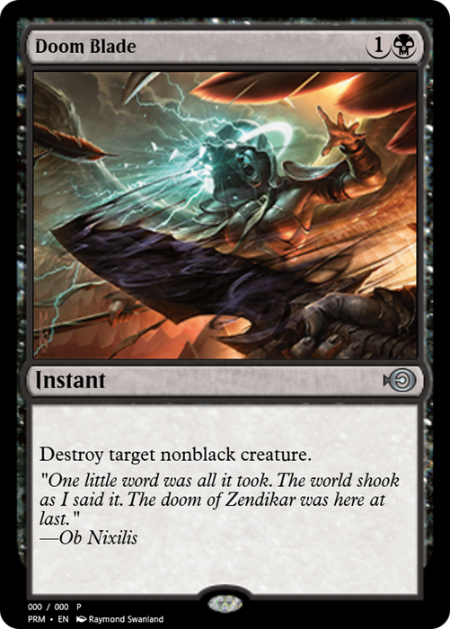 Doom Blade (PRM-62525) - uncommon - Foil