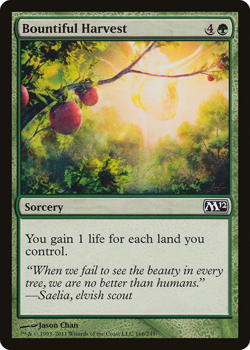 Bountiful Harvest (M12-166) - common - Foil