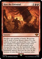 Hew the Entwood (LTR-136) - mythic - Foil