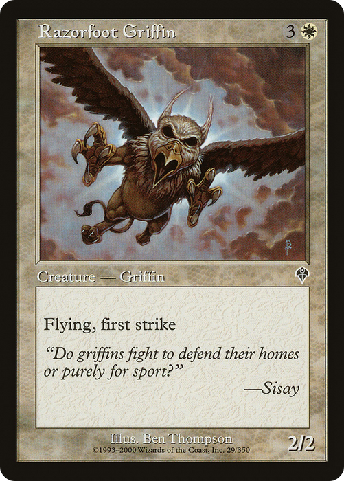 Razorfoot Griffin (INV-029) - common - Foil