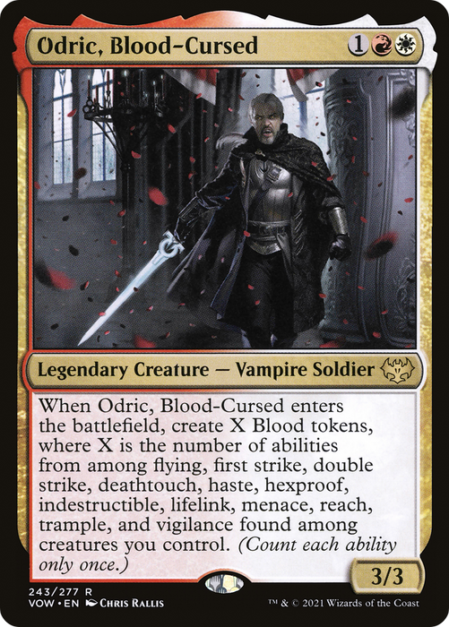 Odric, Blood-Cursed (VOW-243) - rare