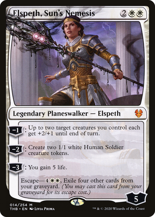 Elspeth, Sun's Nemesis (THB-014) - mythic