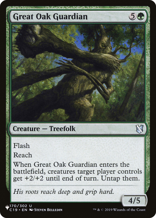 Great Oak Guardian (LIST-C19-170) - uncommon