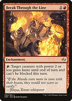 Break Through the Line (FRF-094) - uncommon - Foil