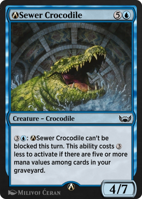 A-Sewer Crocodile (SNC-A-60) - common
