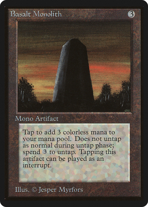 Basalt Monolith (LEB-232) - uncommon