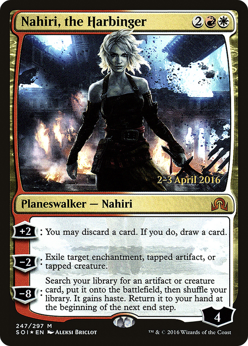 Nahiri, the Harbinger (PRE-247S) - mythic - Foil