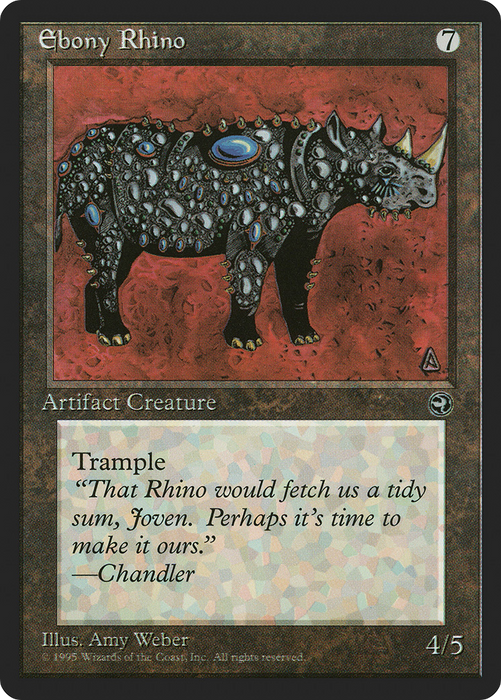Ebony Rhino (HML-106) - common