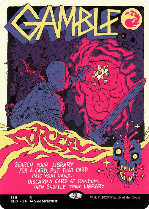 Gamble (SLD-188) - rare (Borderless)