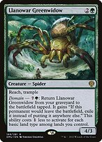 Llanowar Greenwidow (DMU-169) - rare