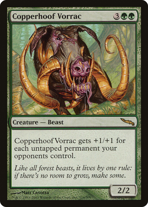 Copperhoof Vorrac (MRD-116) - rare