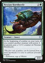 Nessian Hornbeetle (THB-182) - uncommon - Foil