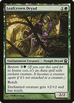 Leafcrown Dryad (THS-161) - common: (enchantment)