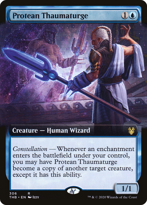 Protean Thaumaturge (THB-306) - rare: (Extended Art) - Foil