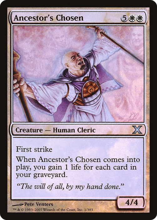 Ancestor's Chosen (10E-01★) - uncommon - Foil