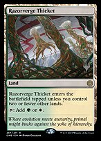 Razorverge Thicket (PPONE-257P) - rare
